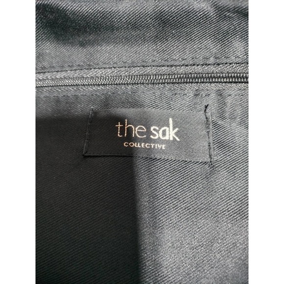 The Sak Collective black crochet bucket shoulder purse like new med-lg - Picture 5 of 6